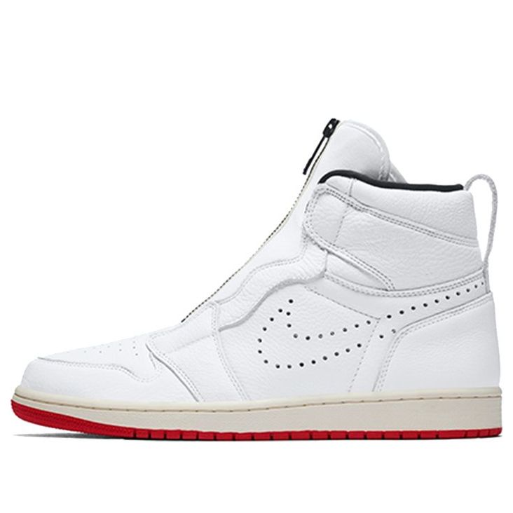 Air Jordan 1 Retro High Zip 'White University Red'  AR4833-100 Epoch-Defining Shoes